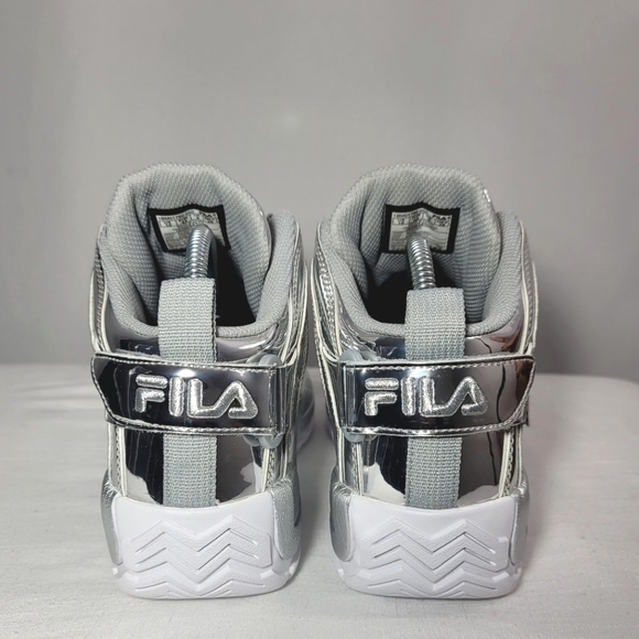 Fila Mens Size 10 Grant Hill 2 Mettalic Silver sneakers. - Picture 5 of 12